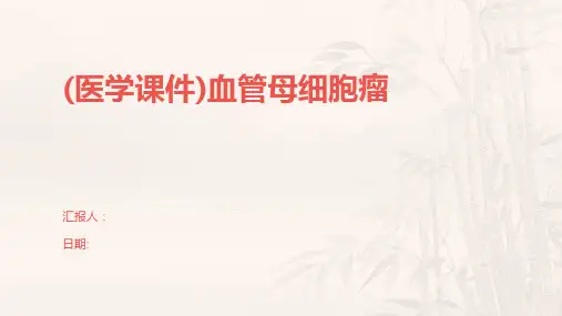 (医学课件)血管母细胞瘤