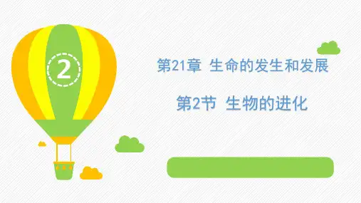 《生物的进化》PPT优质课件