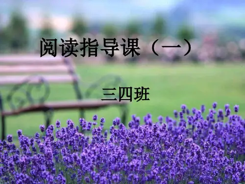 阅读指导课PPT课件