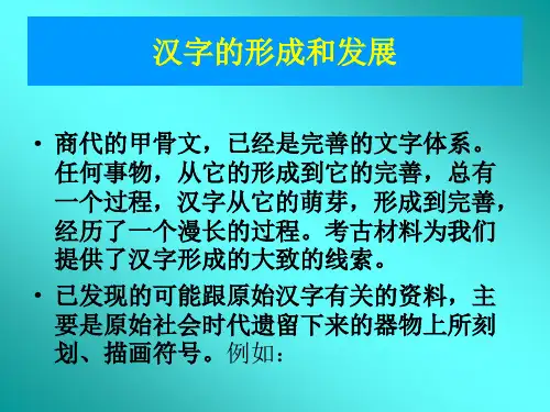 古代汉语：汉字的结构及发展详解