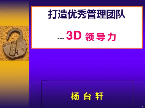 领导力课件(杨台轩)