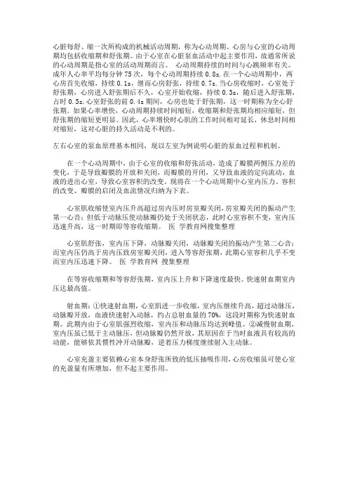 心动周期