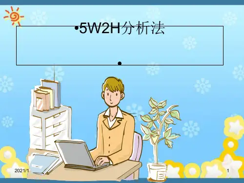 5W2H分析法应用及案例分析