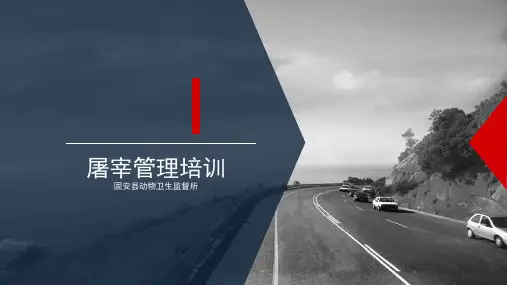 屠宰管理培训PPT课件