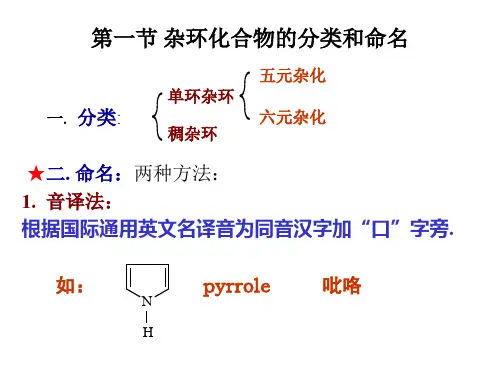 杂环化合物