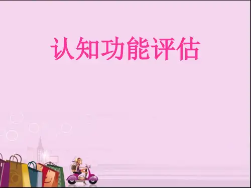 认知功能评估