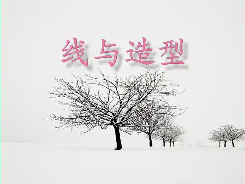 六年级美术课件-第4课线与造型-人教版共32张PPT