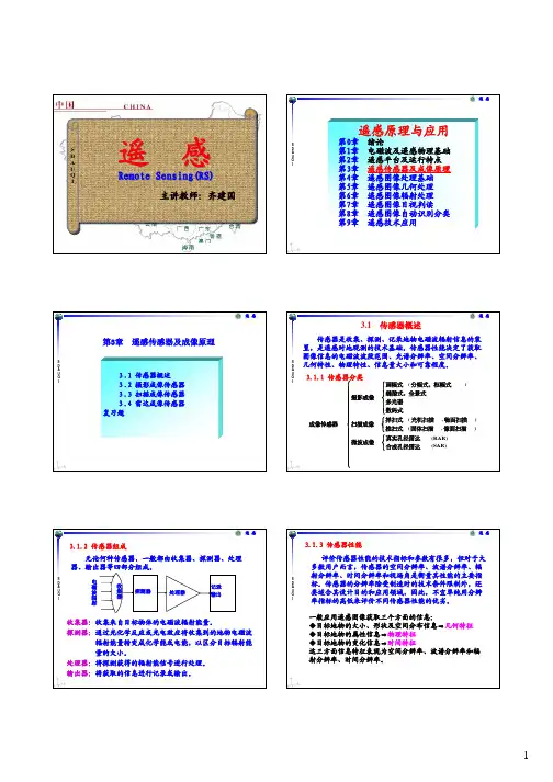 3传感器及成像原理