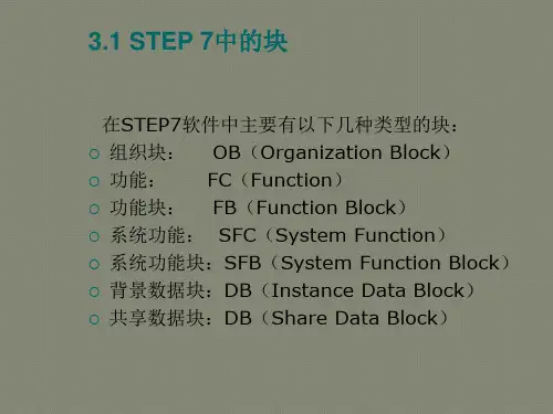 step7 数据类型