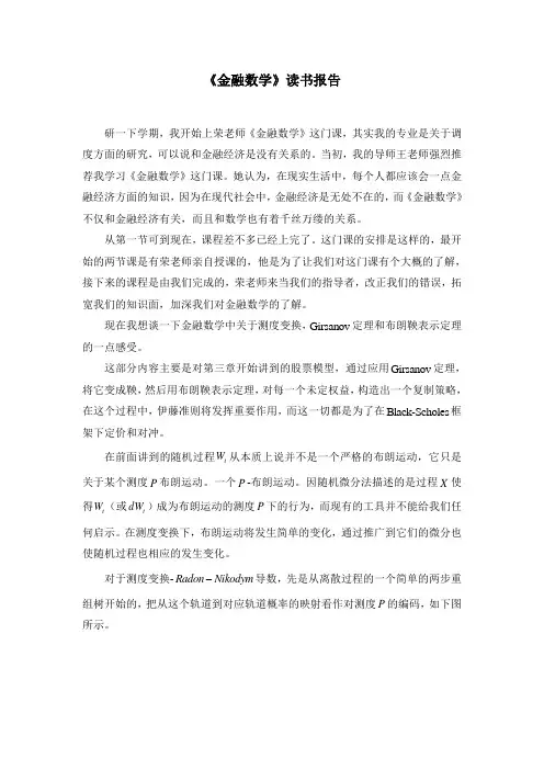 《金融数学》读书报告