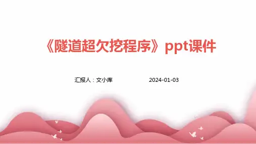 《隧道超欠挖程序》课件