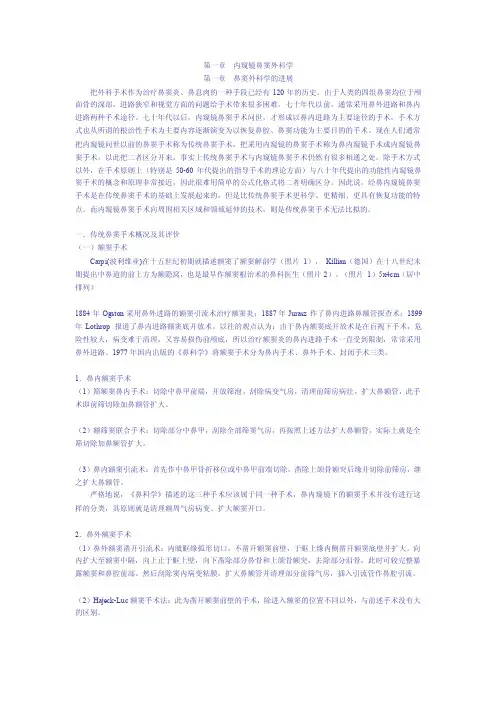 内窥镜鼻窦外科学