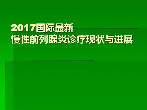 国际前列腺炎指南