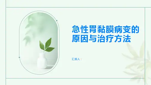 三分钟了解急性胃黏膜病变的原因与治疗方法
