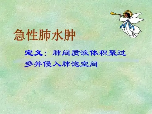 急性肺水肿2 PPT课件