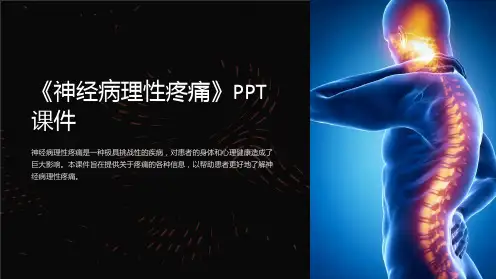 《神经病理性疼痛》课件