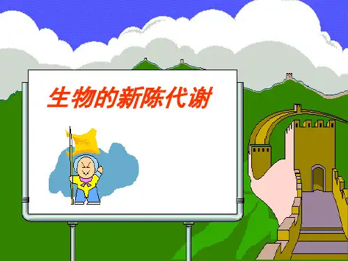 《生物的新陈代谢》PPT课件