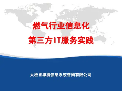 北京燃气集团有限责任公司信息化总体规划