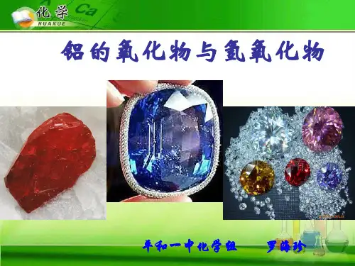 铝的氧化物与氢氧化物5 苏教版精选教学PPT课件