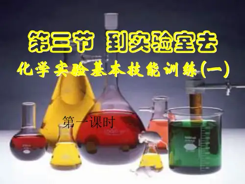 到实验室去：化学实验基本技能训练(一)课件(1)(鲁教版化学)