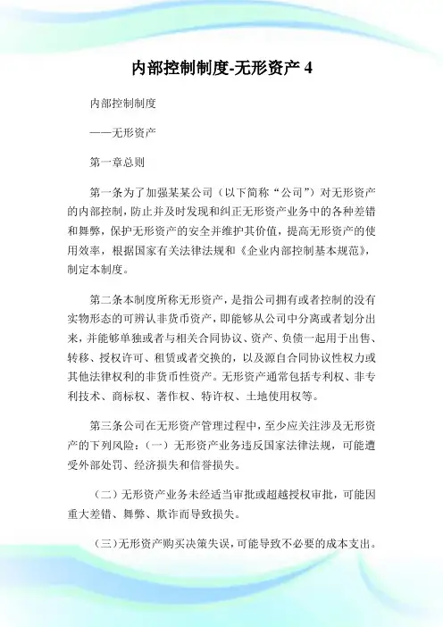 内部控制守则-无形资产4.doc