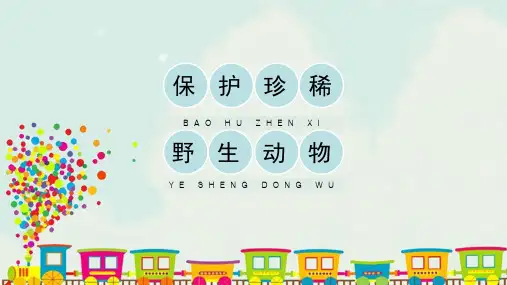 人教版小学三年级美术下册《保护珍稀野生动物》精品课件