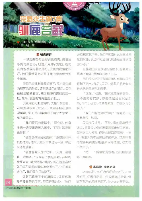 荒野求生第7集 驯鹿苔藓