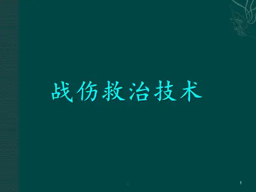 战伤救治技术PPT课件