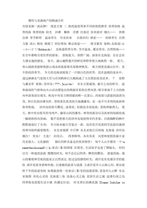 龙湖地产品牌形象规划报告 (NXPowerLite)