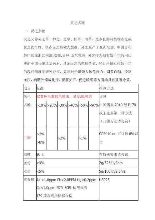 灵芝多糖