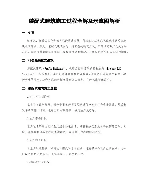 装配式建筑施工过程全解及示意图解析