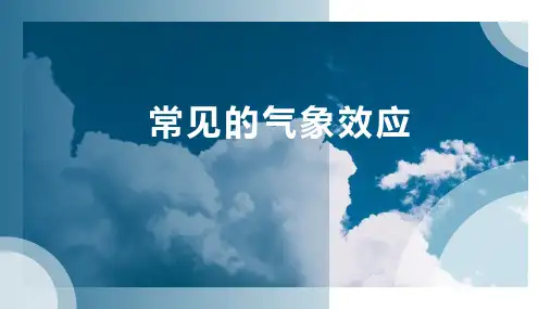 高三地理二轮复习气象气候专题之常见的气象效应(共69张)