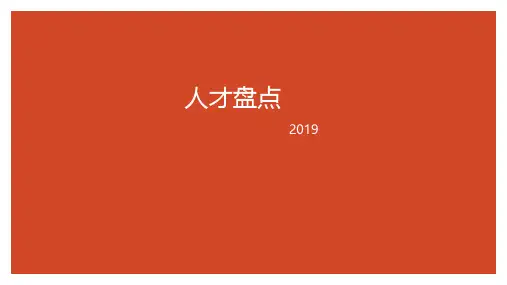 人才盘点九宫格