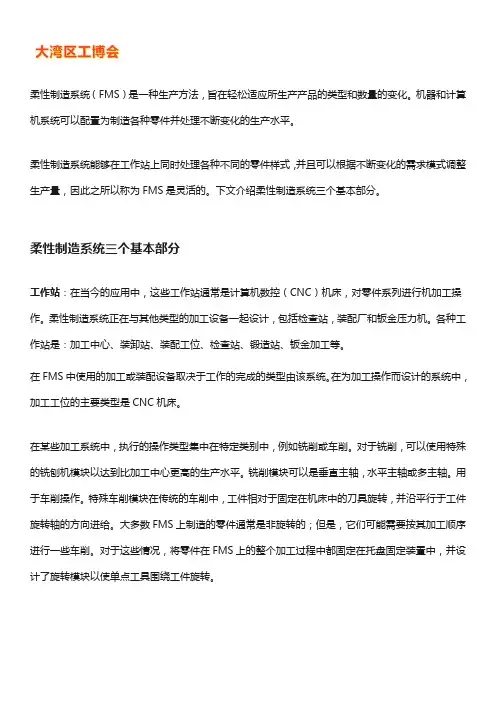 柔性制造系统组成部分