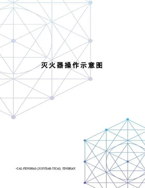 灭火器操作示意图