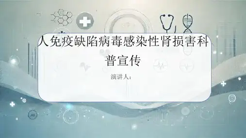 人免疫缺陷病毒感染性肾损害科普宣传PPT课件