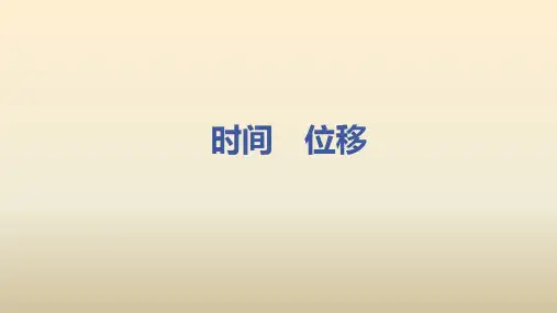 高一物理【时间  位移】专项训练