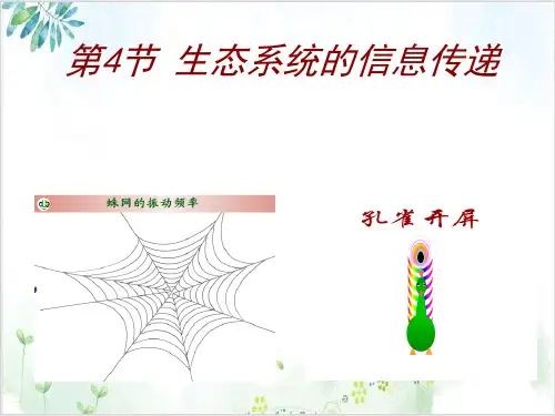 人教版必修三生态系统的信息传递(45张)-PPT优秀课件
