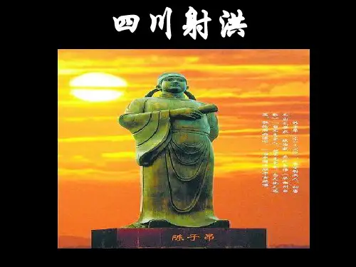 四川省遂宁市PPT简介