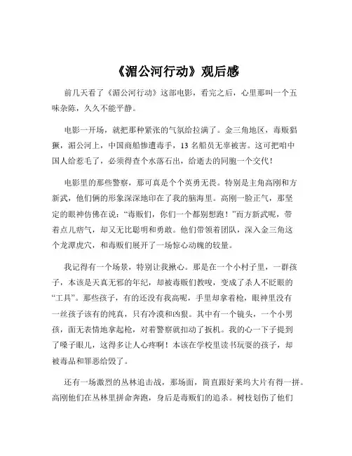 《湄公河行动》观后感