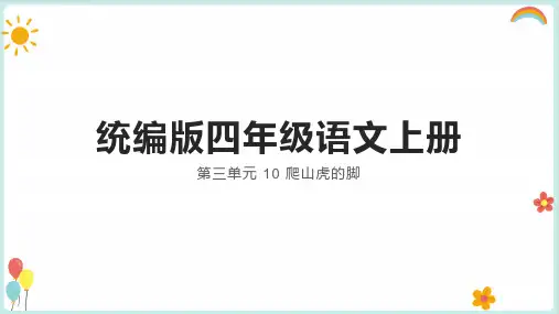 爬山虎的脚ppt课件