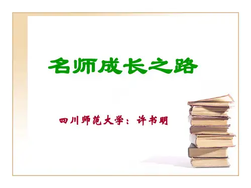2019年名师成长之路.ppt