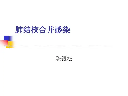 肺结核合并感染