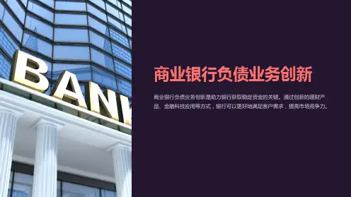 商业银行负债业务创新