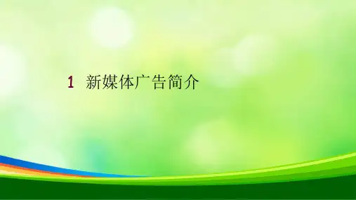 新媒体广告简介(ppt 19页)
