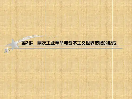 高考历史 2.2.2 两次工业革命与资本主义世界市场的形成课件 新人教版必修2