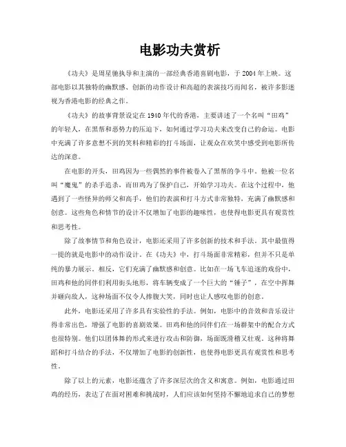 电影功夫赏析