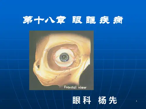 第十八章眼眶疾病