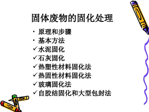 固体废物的固化处理.ppt