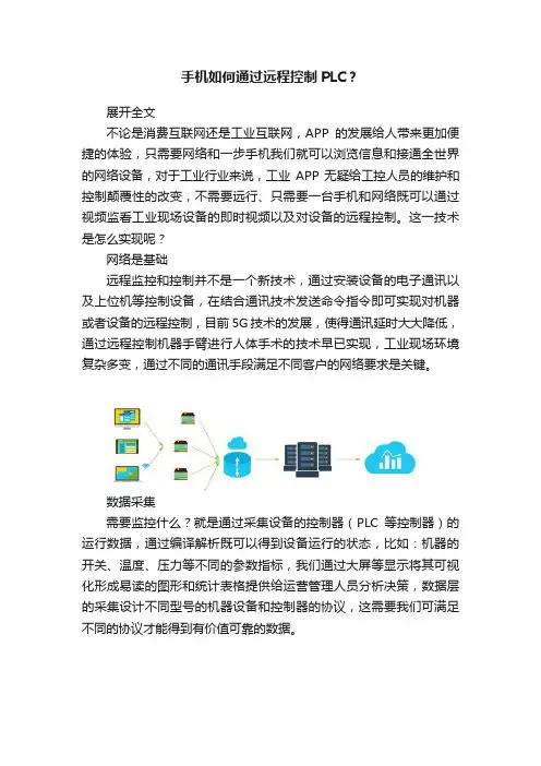 手机如何通过远程控制PLC？